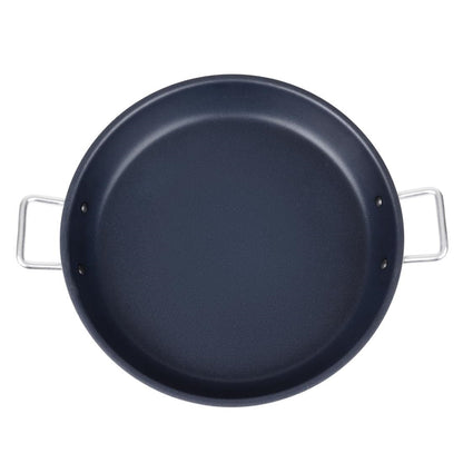 Vogue Aluminium Non-stick Teflon Platinum Plus Paella Pan 450mm • PAS-HT991