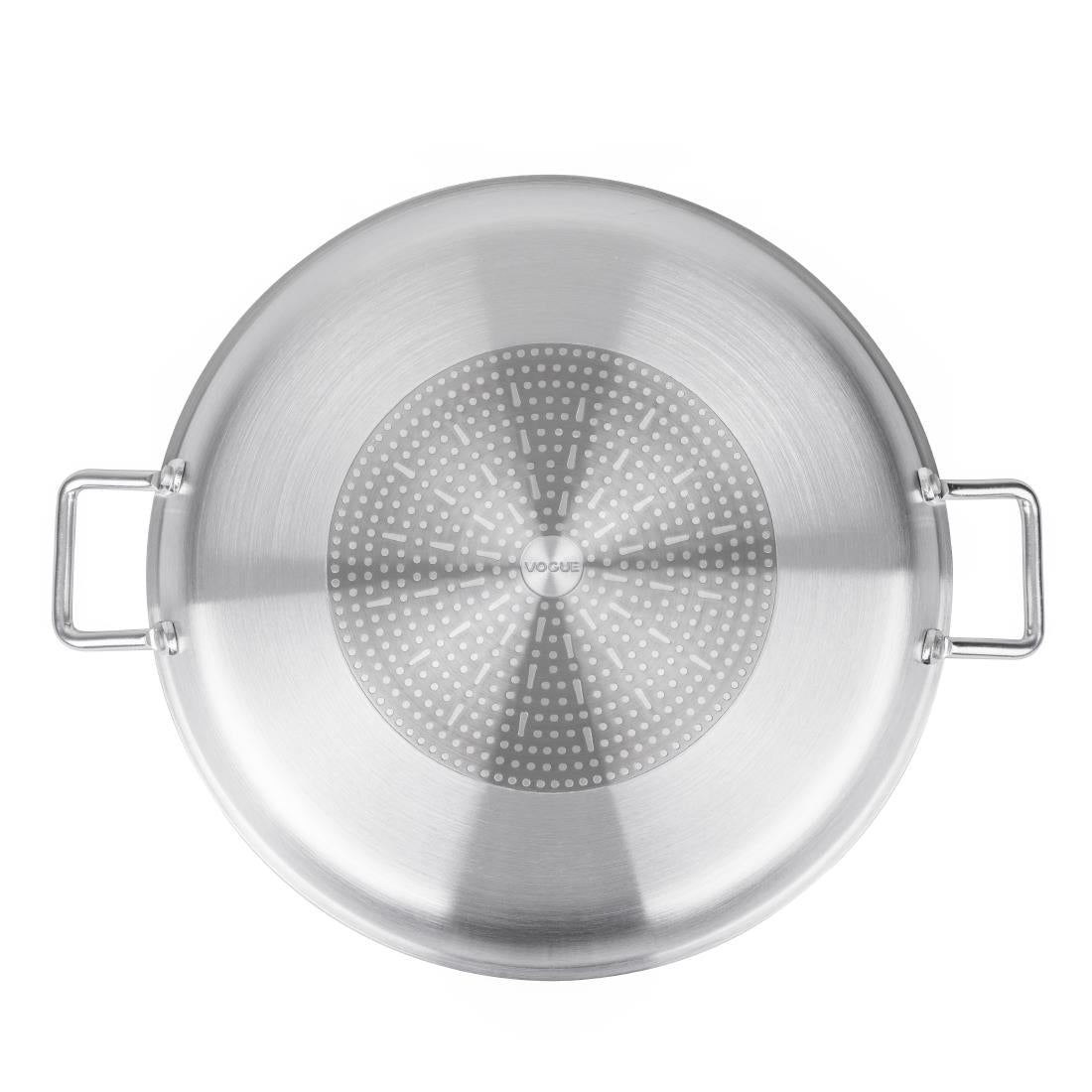 Vogue Aluminium Non-stick Teflon Platinum Plus Paella Pan 450mm • PAS-HT991