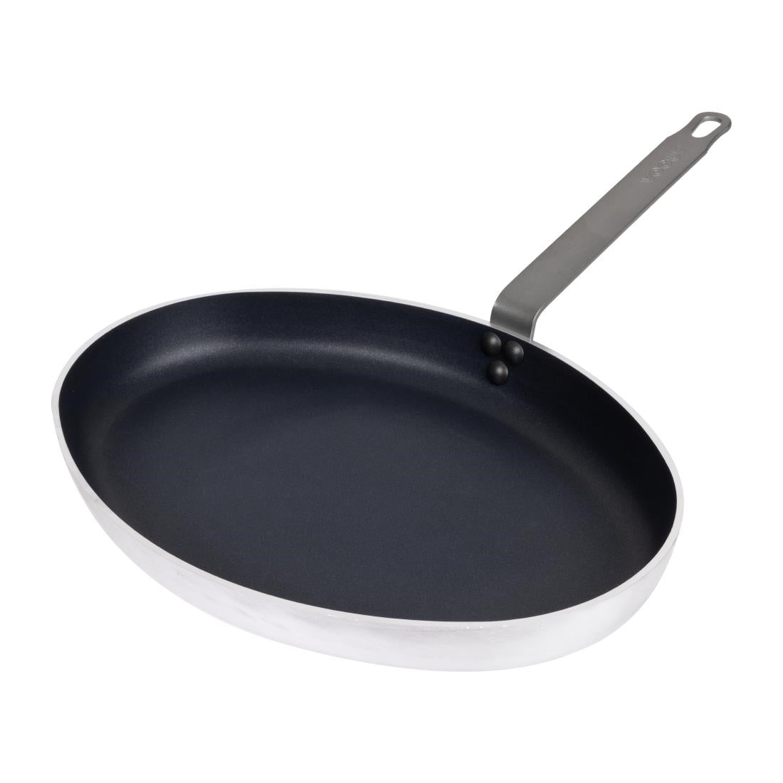 Vogue Aluminium Non-stick Teflon Platinum Plus Oval Frying Pan 40cm • PAS-HT992