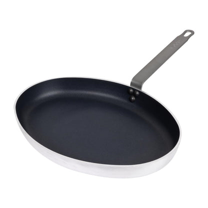 Vogue Aluminium Non-stick Teflon Platinum Plus Oval Frying Pan 40cm • PAS-HT992