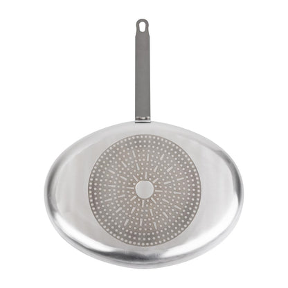 Vogue Aluminium Non-stick Teflon Platinum Plus Oval Frying Pan 40cm • PAS-HT992