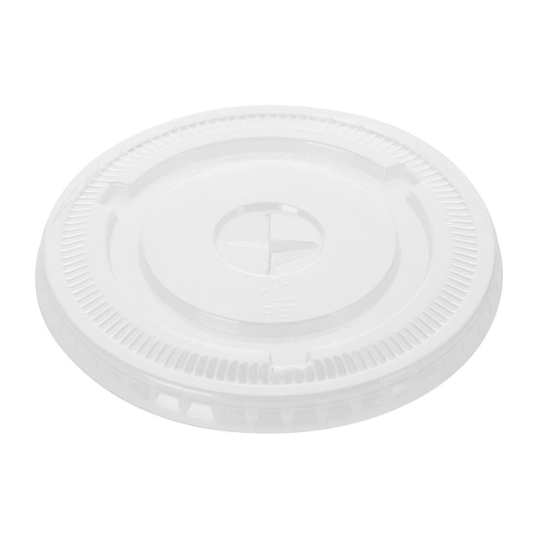 Fiesta Recyclable rPET Flat Lids for 340/455/568ml Cups (400 Pack) (8(H)x96(Ø)mm. Pack quantity: 400) • PAS-HU062