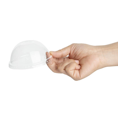 Fiesta Recyclable rPET Domed Lids for 340/455/568ml Cups (400 Pack) (43(H)x96(Ø)mm | Pack quantity: 400) • PAS-HU063