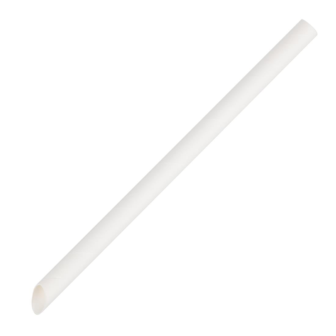 Fiesta Compostable Bubble Tea Straw White 12x210mm (150 Pack) (210(L)x12(Ø)mm | Pack Quantity: 150) • PAS-HU369
