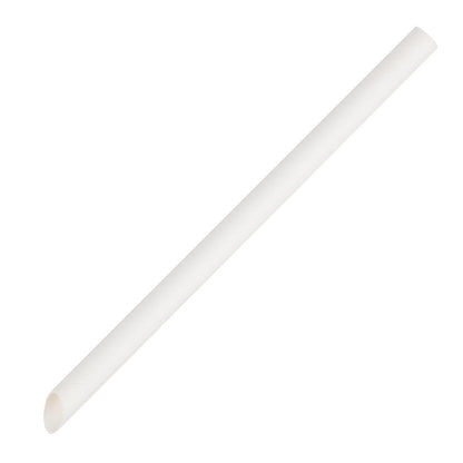 Fiesta Compostable Bubble Tea Straw White 12x210mm (150 Pack) (210(L)x12(Ø)mm | Pack Quantity: 150) • PAS-HU369