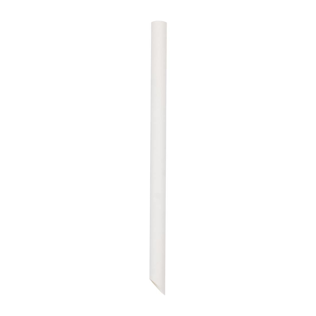 Fiesta Compostable Bubble Tea Straw White 12x210mm (150 Pack) (210(L)x12(Ø)mm | Pack Quantity: 150) • PAS-HU369