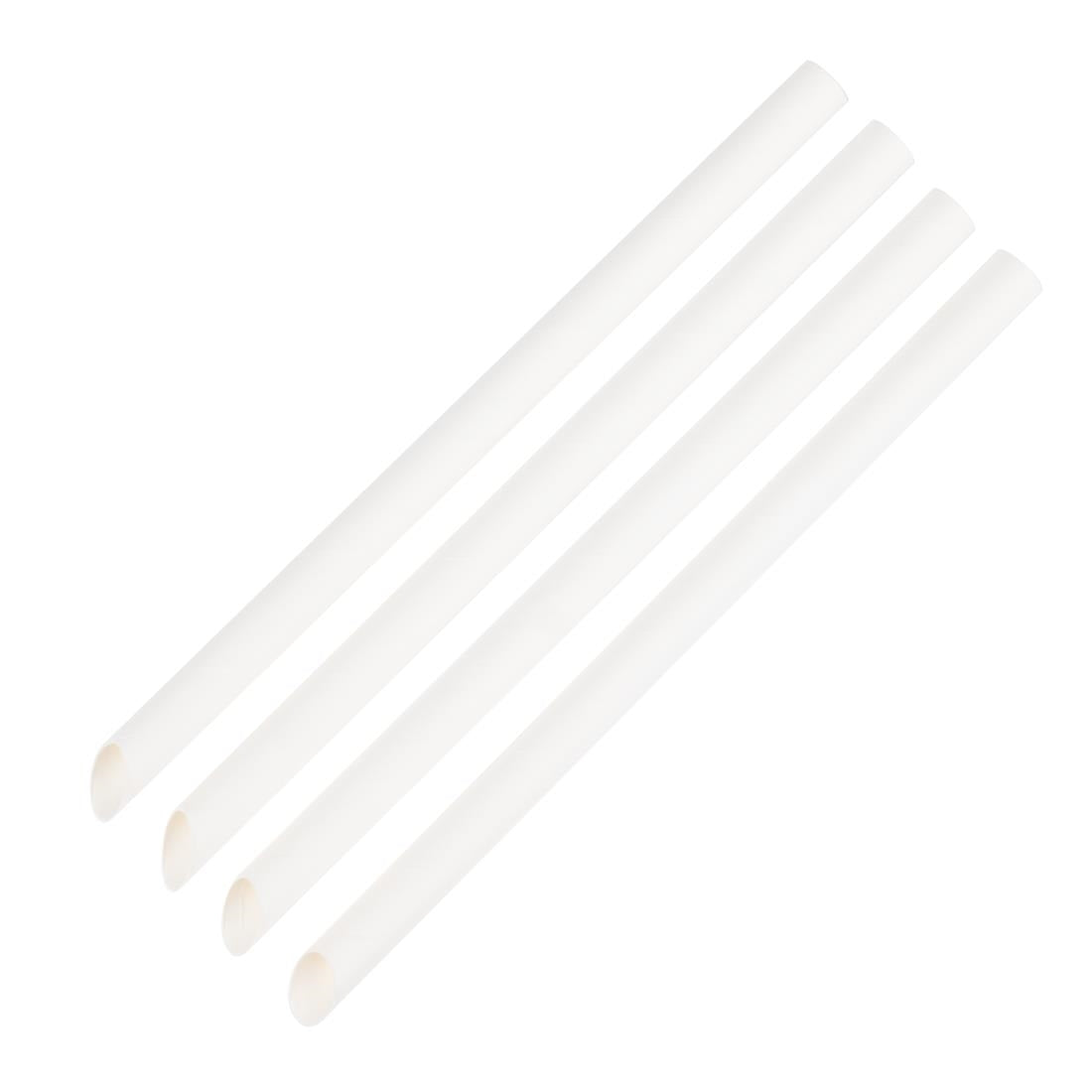 Fiesta Compostable Bubble Tea Straw White 12x210mm (150 Pack) (210(L)x12(Ø)mm | Pack Quantity: 150) • PAS-HU369