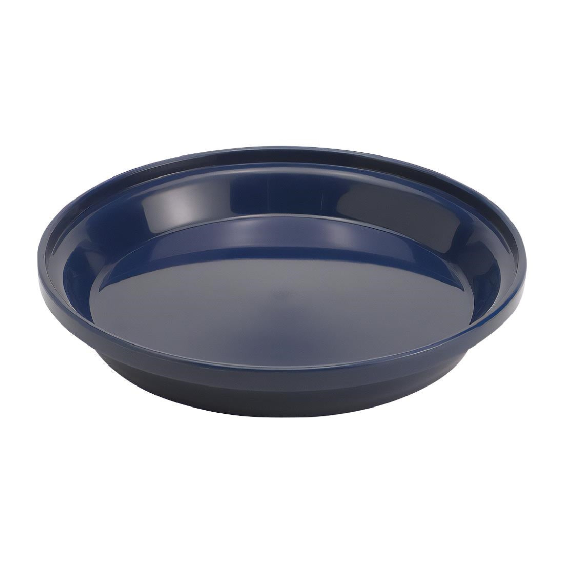 Cambro Shoreline Insulated base for 228-300mm plate Navy Blue (12 Pack) • PAS-HU518