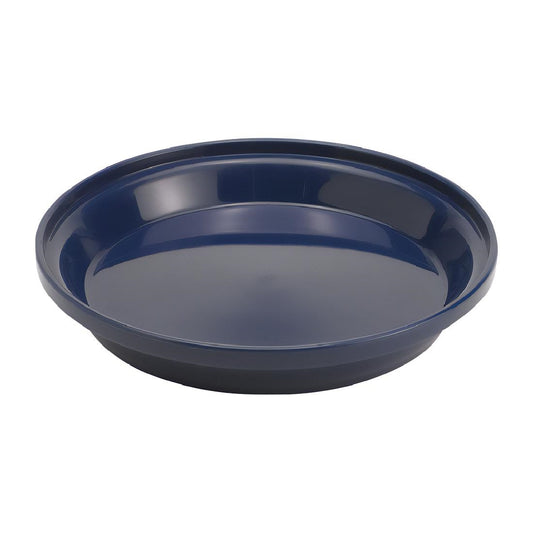 Cambro Shoreline Insulated base for 228-300mm plate Navy Blue (12 Pack) • PAS-HU518