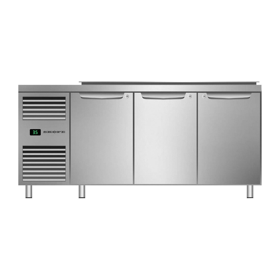 SKOPE ProSpec Three Solid Door Salad Preparation GN 1/3 • PAS-HU553
