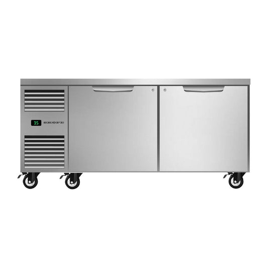 SKOPE ProSpec Two Solid Door Underbench GN 2/1 Left Hand Fridge • PAS-HU554
