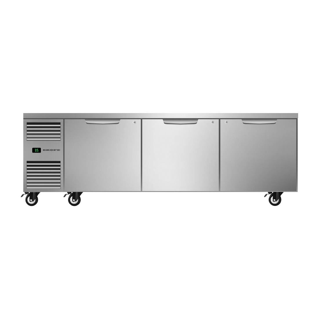 SKOPE ProSpec Three Solid Door Underbench GN 2/1 Left Hand Fridge • PAS-HU556