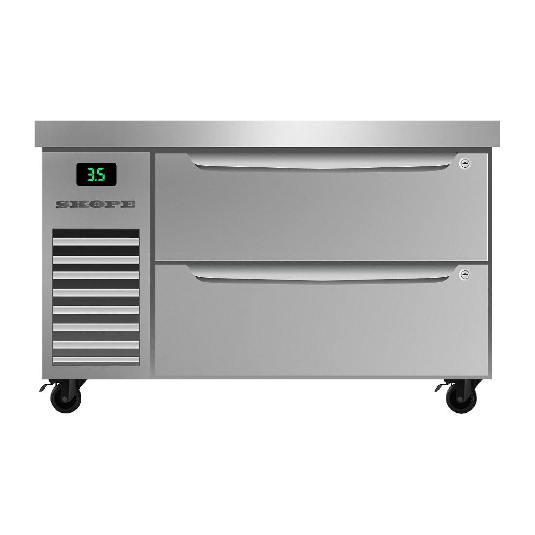 SKOPE ProSpec Two Drawer ChefBase GN 1/1 Left Hand Fridge • PAS-HU558