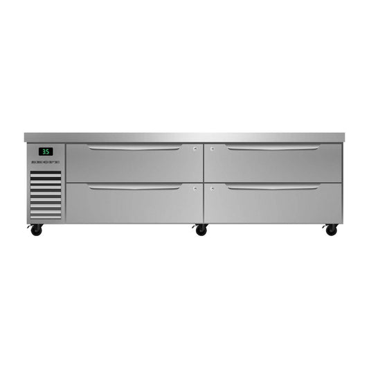 SKOPE ProSpec Four Drawer Chefbase GN 2/1 Left Hand Fridge • PAS-HU559