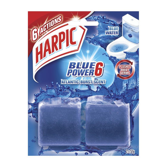 Harpic Foaming Blue Block Atlantic Burst 114g (Sold Individually | Twin Pack) • PAS-HU742