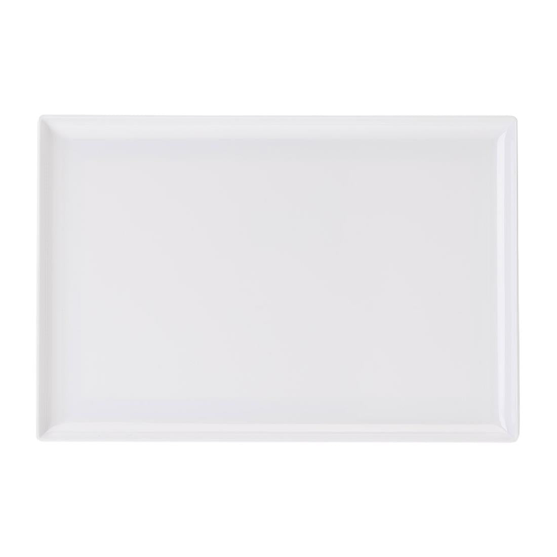 Coucou Melamine Rectangular Platter White - 350x240mm (Material: Melamine | White | 350x240mm) • PAS-HU759