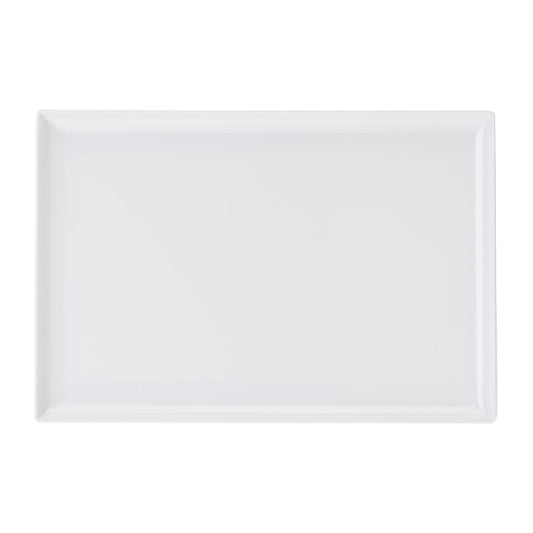 Coucou Melamine Rectangular Platter White - 350x240mm (Material: Melamine | White | 350x240mm) • PAS-HU759