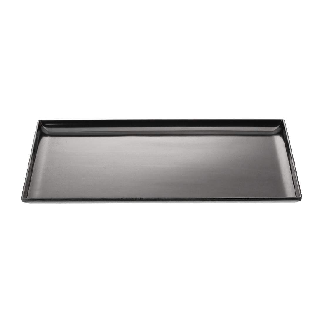 Coucou Melamine Rectangular Platter Black - 350x240mm (Material: Melamine | Black | 350x240mm) • PAS-HU760