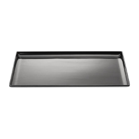 Coucou Melamine Rectangular Platter Black - 350x240mm (Material: Melamine | Black | 350x240mm) • PAS-HU760