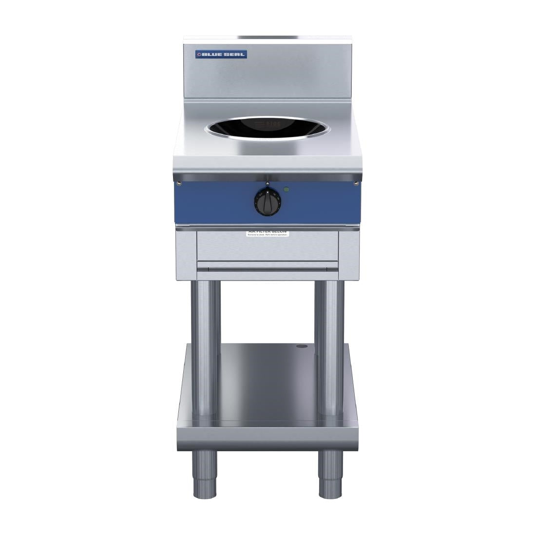 Blue Seal Evolution IN511W3-LS Leg Stand Induction Wok 450mm • PAS-HU820