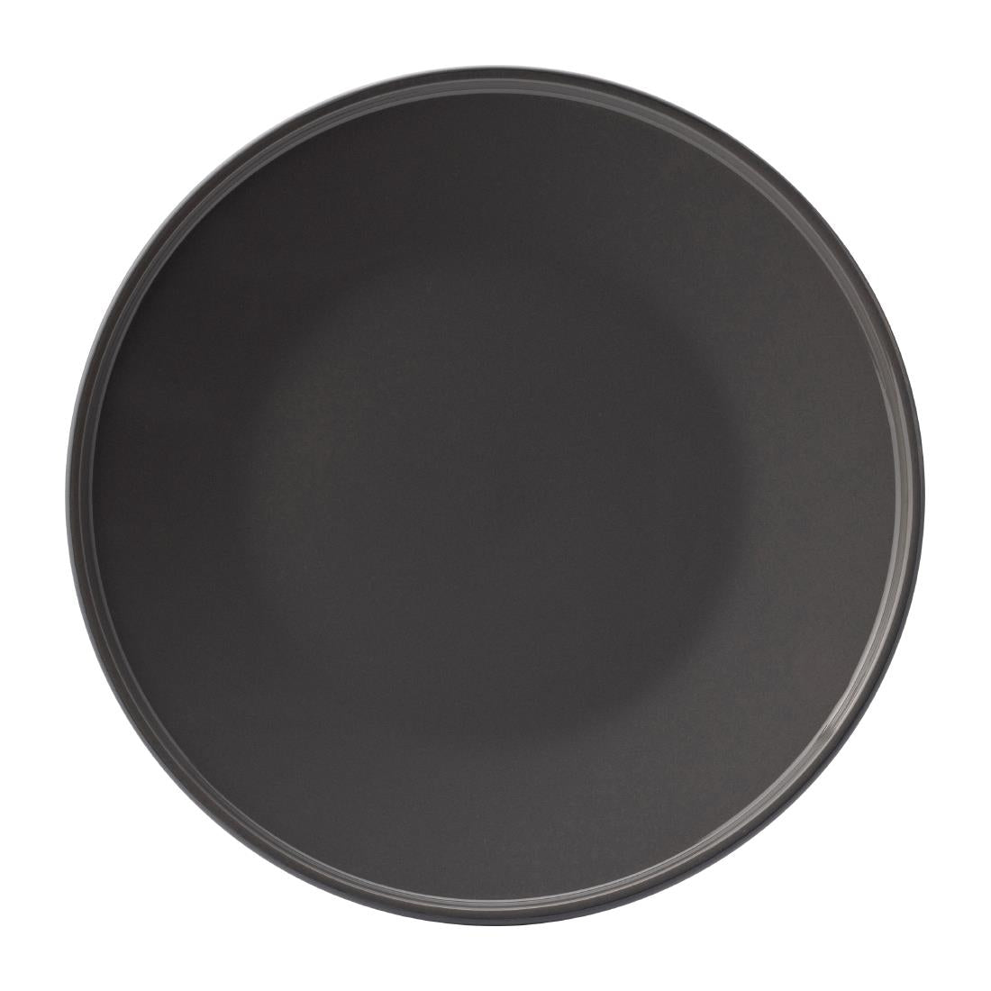 Utopia Core Round Plates Slate 250mm (6 Pack) (Diameter: 250mm | 6 Pack) • PAS-HU901