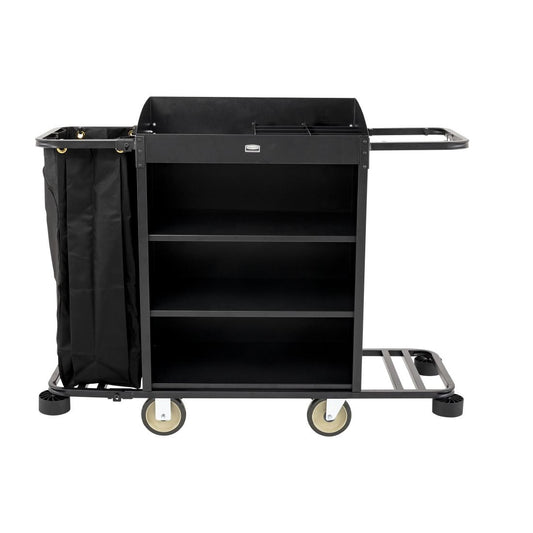 Rubbermaid Professional Light Housekeeping Cart (Dimensions: 1110(H)x450(w)x1410(D)mm) • PAS-HU924