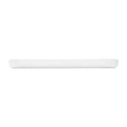 Tablekraft Core Platter Rectangle Coupe White 305x165x35mm (4 Pack) (Dimensions: 305x165x35mm. Material: Porcelain. Pack Quantity: 4) • PAS-HU942
