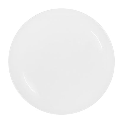 Tablekraft Core Round Plate Coupe Shape White 150mm (6 Pack) (Dimension: 150mm | Material: Porcelain | Pack Quantity: 6) • PAS-HU945