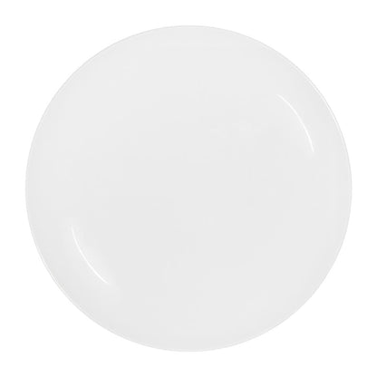 Tablekraft Core Round Plate Coupe Shape White 280mm (3 Pack) (Dimension: 280mm | Material: Porcelain | Pack Quantity: 3) • PAS-HU949
