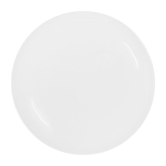 Tablekraft Core Round Plate Coupe Shape White 280mm (3 Pack) (Dimension: 280mm | Material: Porcelain | Pack Quantity: 3) • PAS-HU949