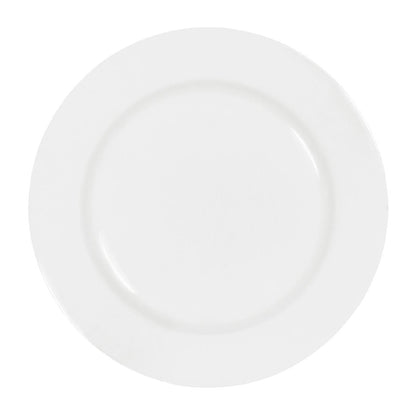 Tablekraft Core Round Plate Rim Shape White 150mm (6 Pack) (Dimension: 150mm | Material: Porcelain | Pack Quantity: 6) • PAS-HU950