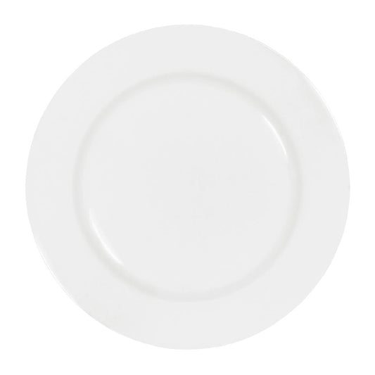 Tablekraft Core Round Plate Rim Shape White 150mm (6 Pack) (Dimension: 150mm | Material: Porcelain | Pack Quantity: 6) • PAS-HU950