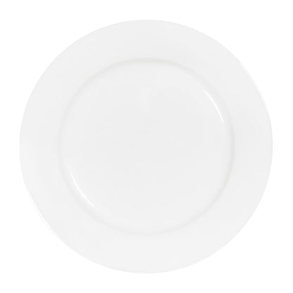 Tablekraft Core Round Plate Rim Shape White 280mm (3 Pack) (Dimension: 280mm | Material: Porcelain | Pack Quantity: 3) • PAS-HU954