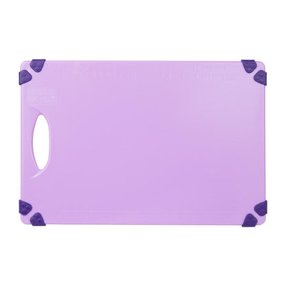 Hygiplas Commercial Grip Chopping Board Purple - 458x306mm (HDPE | 458(L)x306(W)mm | Thickness: 12mm | Purple: allergenic ingredients) • PAS-HW002