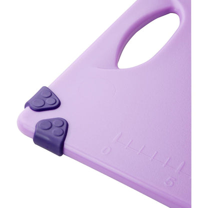 Hygiplas Commercial Grip Chopping Board Purple - 458x306mm (HDPE | 458(L)x306(W)mm | Thickness: 12mm | Purple: allergenic ingredients) • PAS-HW002