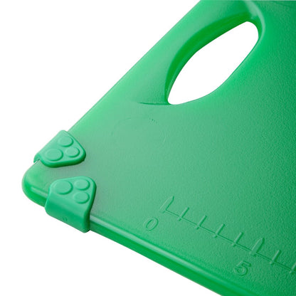 Hygiplas Commercial Grip Chopping Board Green - 458x306mm (HDPE | 458(L)x306(W) | Thickness: 12mm | Green: salad and fruit) • PAS-HW004