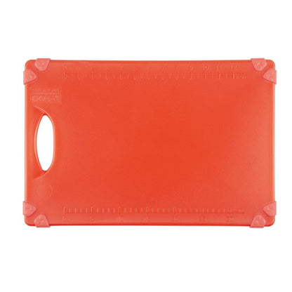 Hygiplas Commercial Grip Chopping Board Red - 458x306mm (HDPE | 458(L)x306(W) | Thickness: 12mm | Red: raw meats) • PAS-HW005