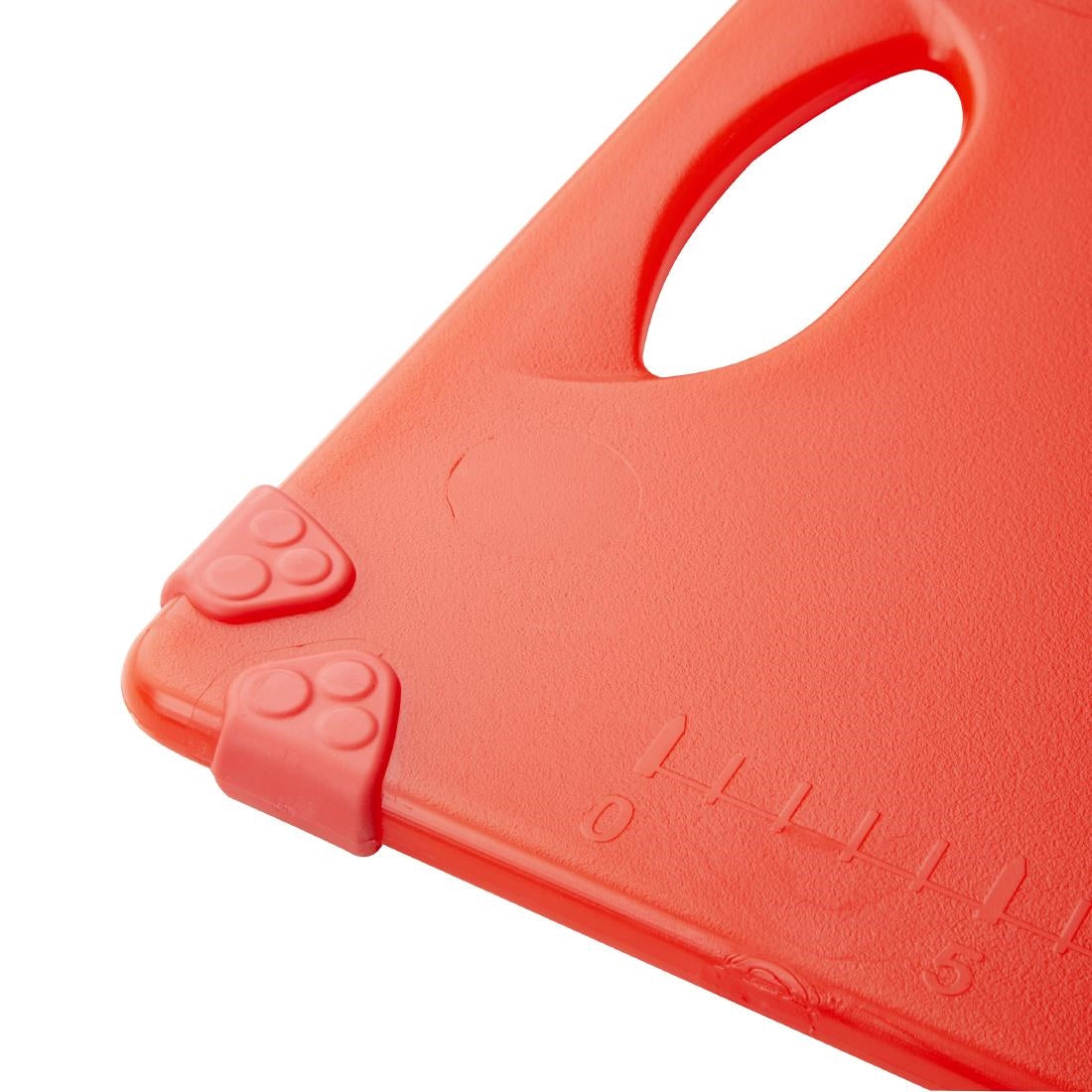 Hygiplas Commercial Grip Chopping Board Red - 458x306mm (HDPE | 458(L)x306(W) | Thickness: 12mm | Red: raw meats) • PAS-HW005