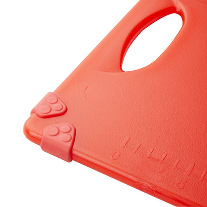 Hygiplas Commercial Grip Chopping Board Red - 458x306mm (HDPE | 458(L)x306(W) | Thickness: 12mm | Red: raw meats) • PAS-HW005