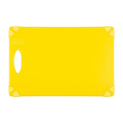 Hygiplas Commercial Grip Chopping Board Yellow - 458x306mm (HDPE | 458(L)x306(W) | Thickness: 12mm | Yellow: cooked meats) • PAS-HW007
