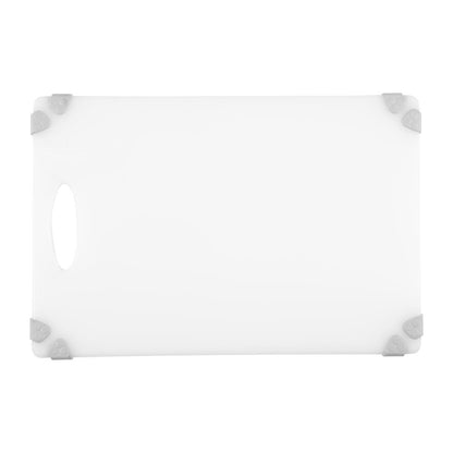 Hygiplas Commercial Grip Chopping Board White - 458x306mm (HDPE | 458(L)x306(W) | Thickness: 12mm | White: dairy & bakery) • PAS-HW008
