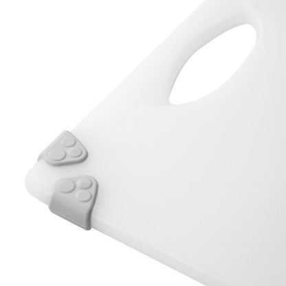 Hygiplas Commercial Grip Chopping Board White - 458x306mm (HDPE | 458(L)x306(W) | Thickness: 12mm | White: dairy & bakery) • PAS-HW008