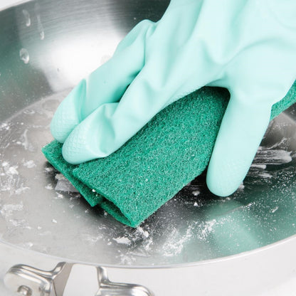 Jantex Green 100% Recycled Scouring Pads 228x152mm (10 pack) (Pack Quantity: 10 | 228x152mm) • PAS-HW010