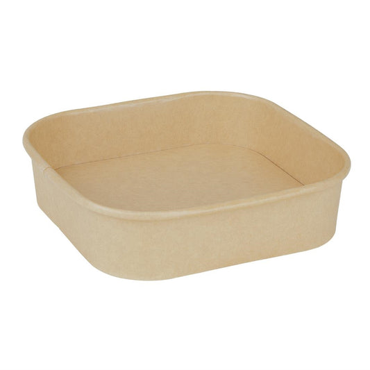 Fiesta Recyclable Square Container Bases 750ml (300 Pack) (Capacity: 750ml | Pack Quantity: 300) • PAS-HW015