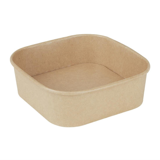 Fiesta Recyclable Square Container Bases 1000ml (300 Pack) (Capacity: 1000ml | Pack Quantity: 300) • PAS-HW016