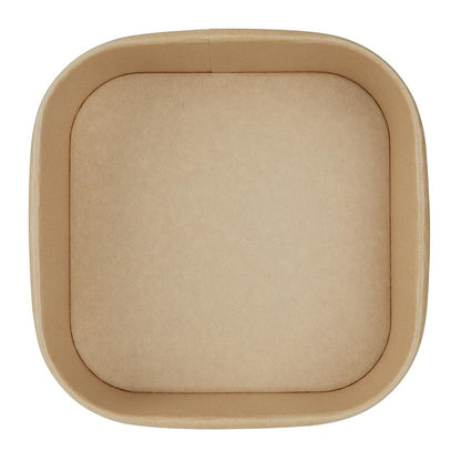 Fiesta Recyclable Square Container Bases 1200ml (300 Pack) (Capacity: 1200ml | Pack Quantity: 300) • PAS-HW017