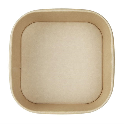 Fiesta Recyclable Square Container Bases 1400ml (300 Pack) (Capacity: 1400ml | Pack Quantity: 300) • PAS-HW018