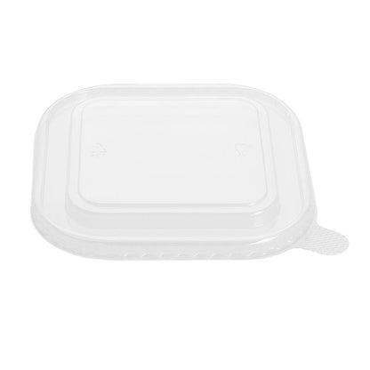 Fiesta Recyclable PET lid for Square Container Bases (300 Pack) (Pack Quantity: 300) • PAS-HW019