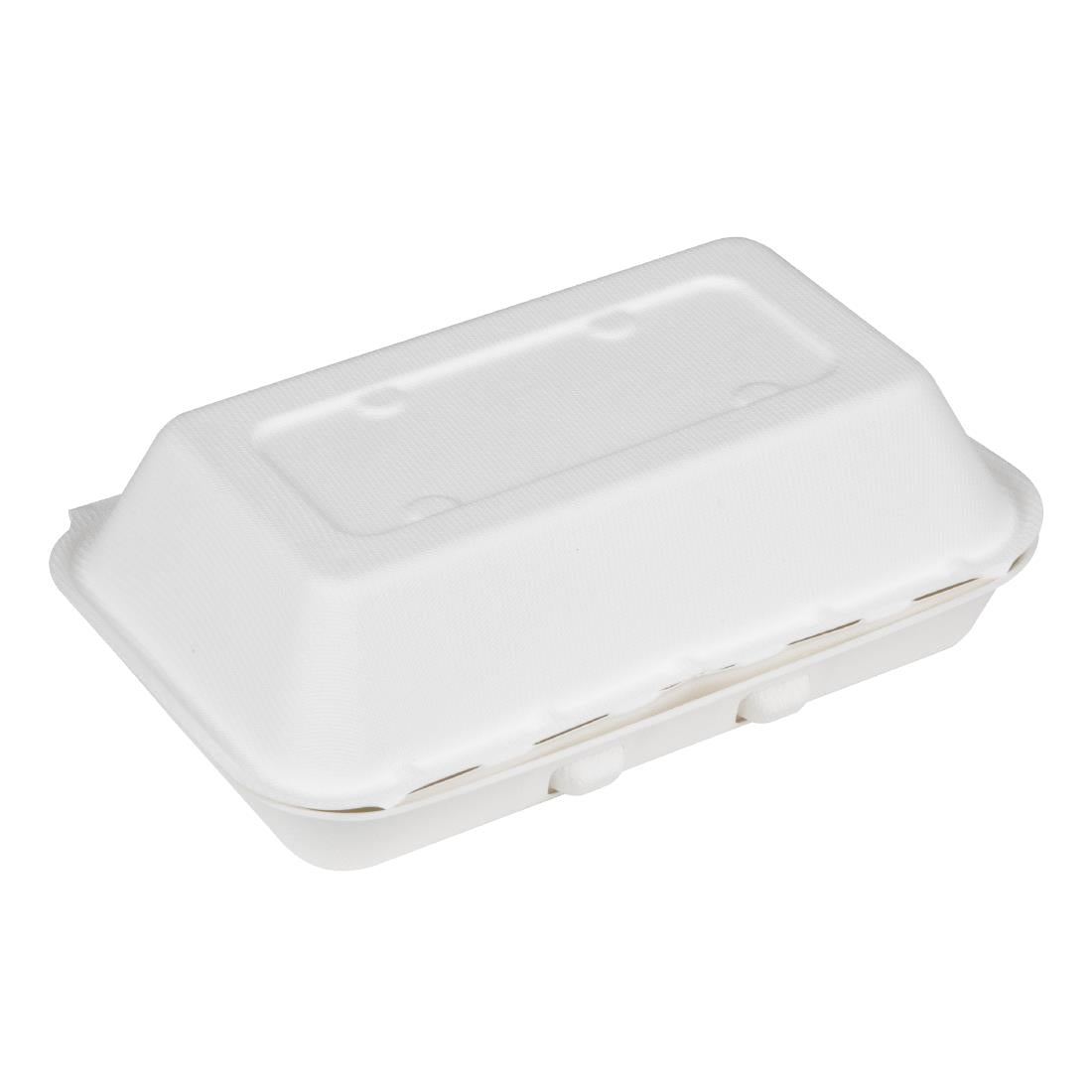 Fiesta Compostable Bagasse Food Containers 245x150mm (200 Pack) (245(H)x400(W)x335(D)mm) • PAS-HW020