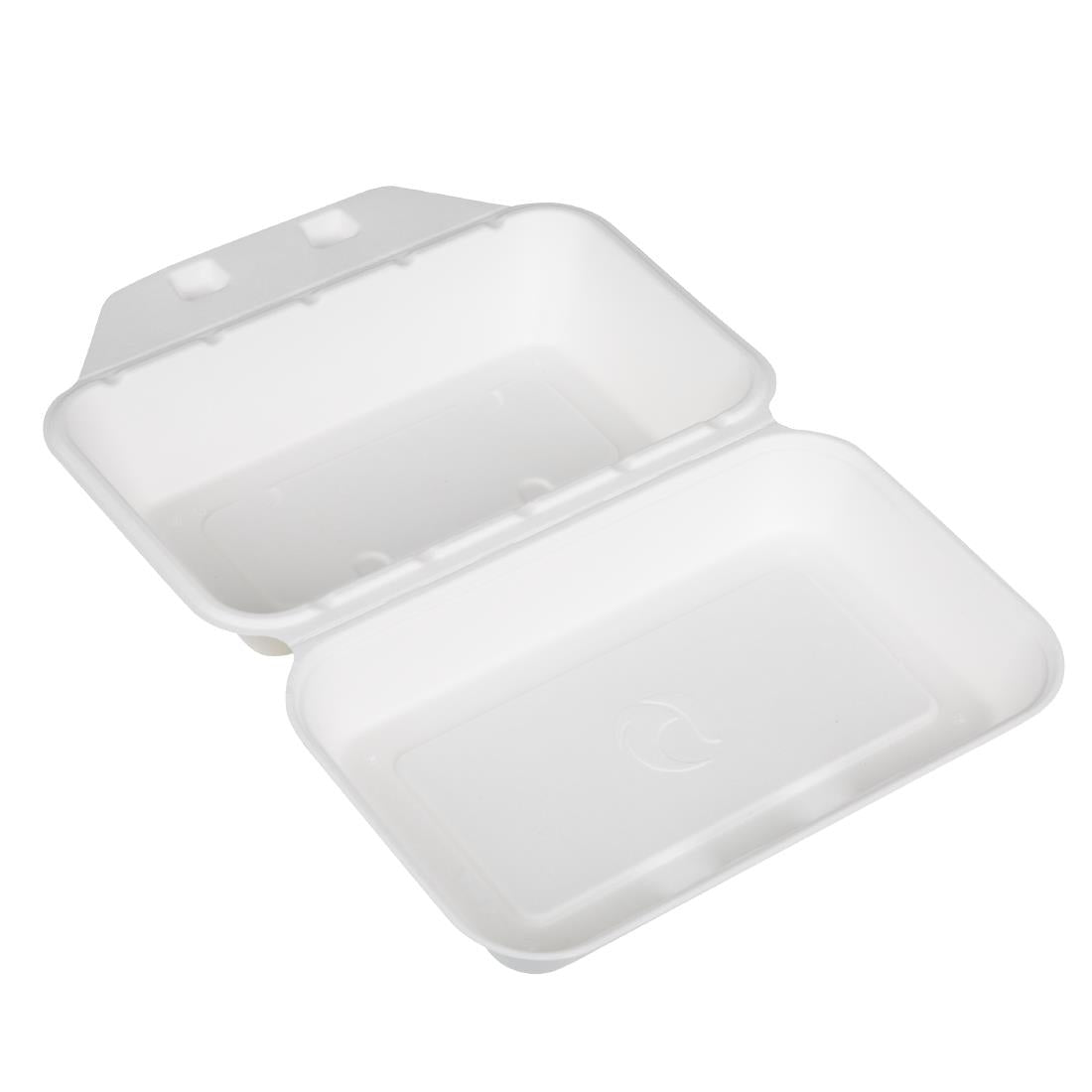 Fiesta Compostable Bagasse Food Containers 245x150mm (200 Pack) (245(H)x400(W)x335(D)mm) • PAS-HW020